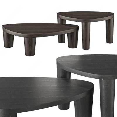 现代茶几3D模型下载